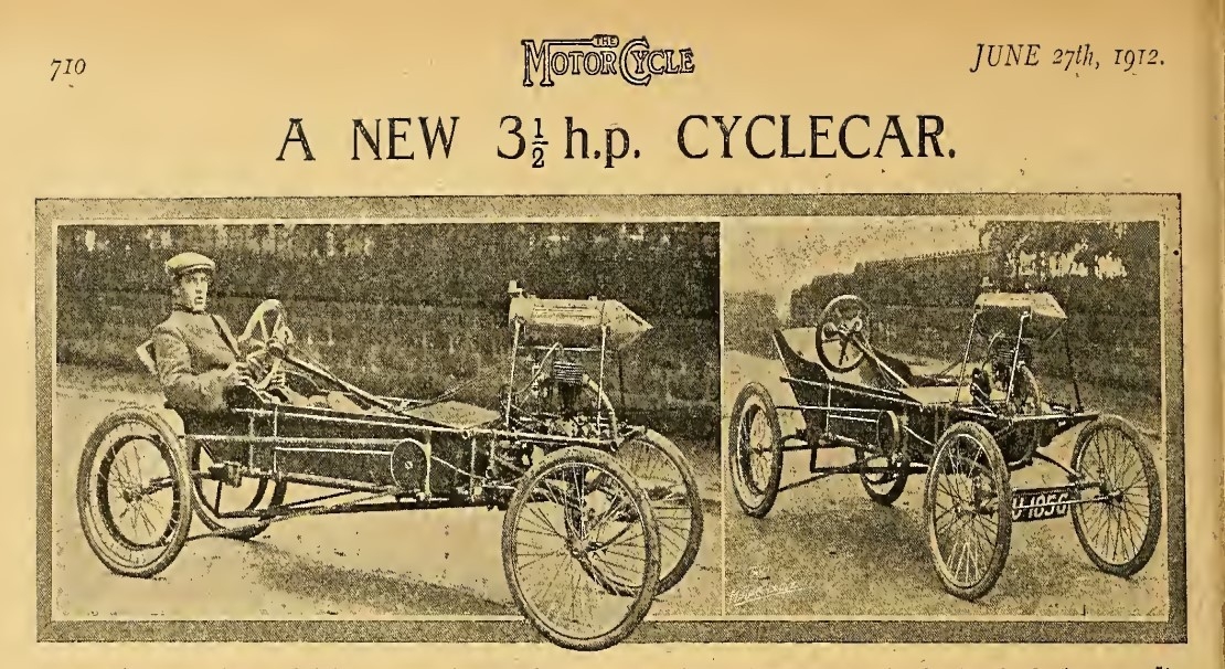 1912 г. - българин създава автомобил в Англия